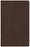 NKJV Ultrathin Reference Bible-Brown Genuine Leather Indexed