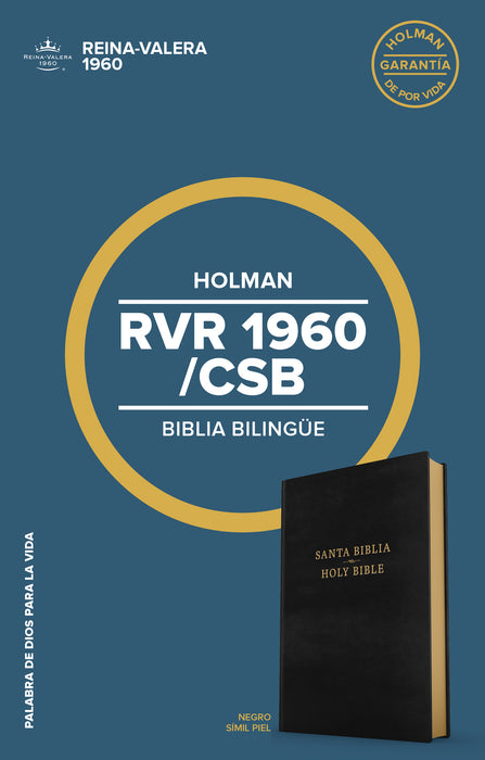 Span-RVR 1960/CSB Bilingual Bible-Black Imitation Leather