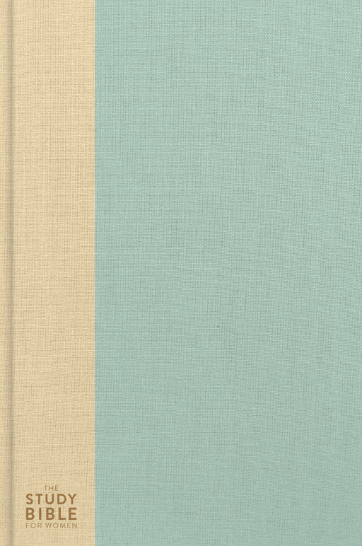 CSB Study Bible For Women-Light Turquoise/Sand Cloth Over Board
