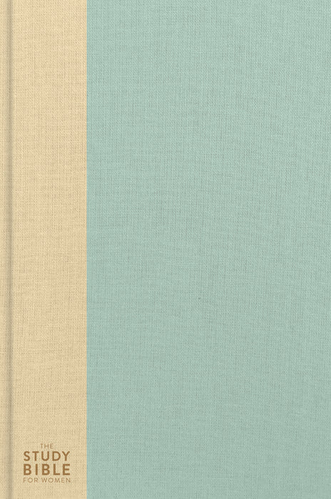 CSB Study Bible For Women-Light Turquoise/Sand Cloth Over Board