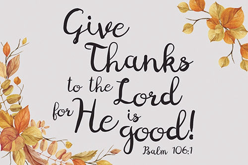 Cards-Pass It On-Give Thanks To The Lord (3"x2") (Pack of 25) (Pkg-25)