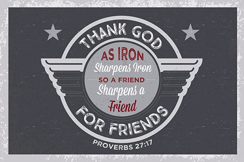Poster-Small-Thank God For Friends (13.5 x 9)
