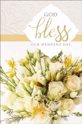 Bulletin-Wedding-God Bless Our Wedding Day (Song Of Songs 6:3 KJV) (Pack Of 100) (Pkg-100)