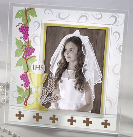 Photo Frame-First Communion Chalice (Holds 4 x 6 Photo)