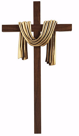 Cross-Lenten Robe-Antique Gold Finish (10")