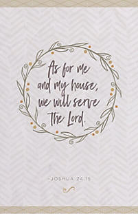 Bulletin-As For Me And My House (Joshua 24:15 KJV) (Pack Of 100) (Pkg-100)