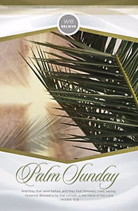 Bulletin-We Believe: Hosanna (Palm Sunday) (Pack Of 100)  (Pkg-100)