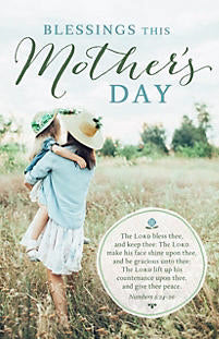 Bulletin-Blessings This Mother's Day (Numbers 6:24-26 KJV) (Pack Of 100) (Pkg-100)