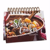 Easel Recipe Book-Slow Cooker Favorites (24 Recipes & 24 Blank Recipe Cards)
