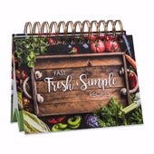 Easel Recipe Book-Fast, Fresh & Simple Recipes (24 Recipes & 24 Blank Recipe Cards)