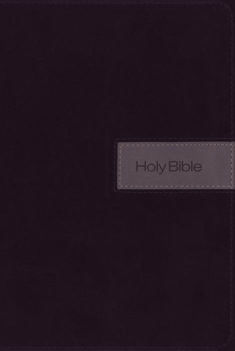 NIV Gift Bible-Black/Gray Leathersoft Indexed