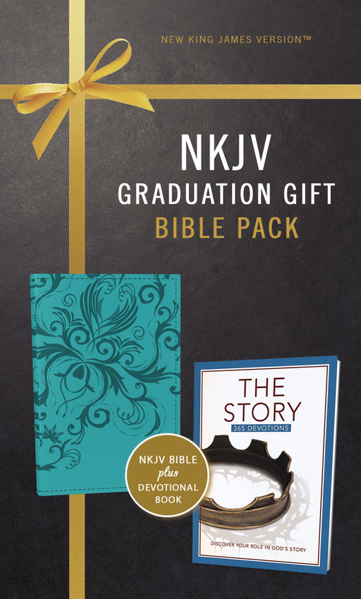 NKJV Graduation Gift Bible Pack For Her-Teal Leathersoft
