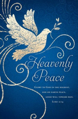 Bulletin-Heavenly Peace (Luke 2:14 KJV) (Christmas) (Pack Of 100) (Pkg-100)