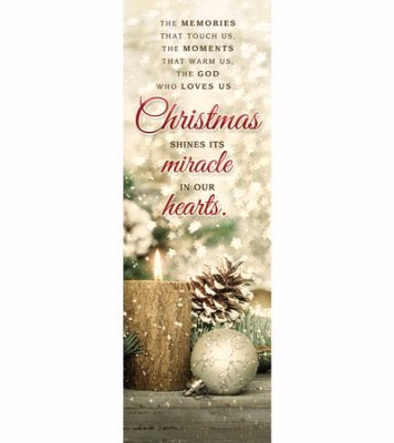 Bookmark-Christmas Shines Its Miracle (Matthew 28:17 KJV) (Pack Of 25) (Pkg-25)