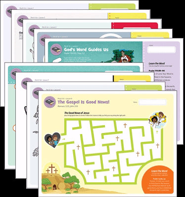 Answers Bible Curriculum 2.0: PreK-Grade 1 Student Take Home Sheets (Year 1 Unit 2) (Set Of 9)