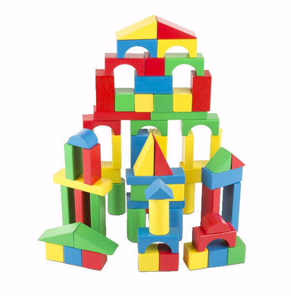 Wooden Blocks (100 Pieces) (Ages 3+)