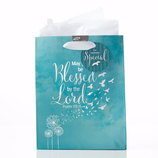 Gift Bag-May You Be Blessed w/Tag & Tissue-Medium