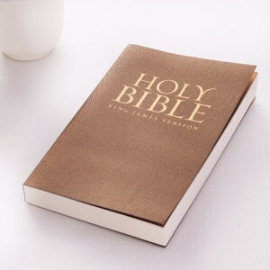 KJV Gift And Award Bible-Antique Gold Softcover