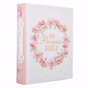 KJV My Promise Bible/Large Print-White/Pink Floral