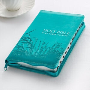 KJV Standard Size Gift Edition Bible-Turquoise Lux