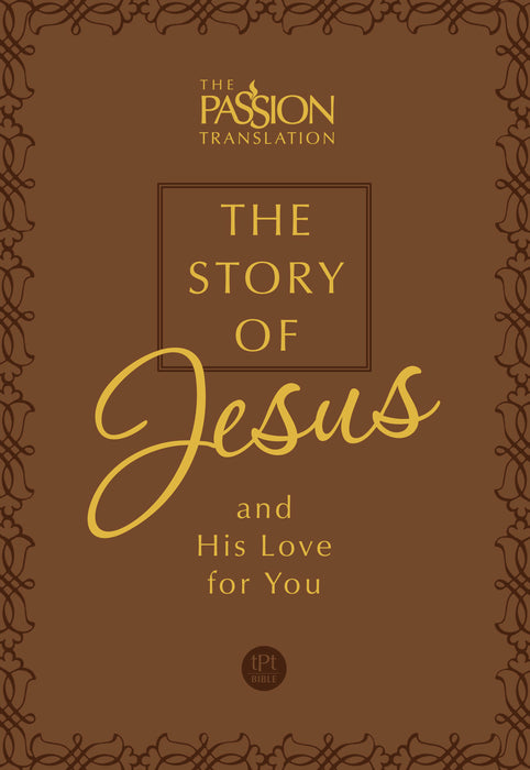 The Story Of Jesus And His Love For You-Brown Flexi-Faux