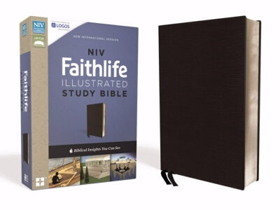 NIV Faithlife Illustrated Study Bible-Black Premium Bonded Leather Indexed