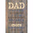 Plaque-New Horizons-Dad (Easel Backed) (6" x 9")