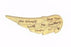 Wall Plaque-Wing Cover-Yellow (17.75"L)