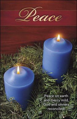 Bulletin-Advent Week 2-Peace On Earth (Pack Of 100) (Pkg-100)