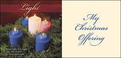Offering Envelope-Love's Pure Light (Christmas) (Pack of 100) (Pkg-100)