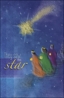 Bulletin-Epiphany/They Saw The Star (#A4345) (Pack Of 100) (Pkg-100)