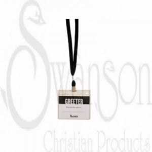 Name Badge Lanyard-Black (Pack Of 3)