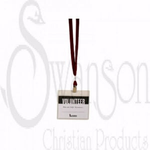 Name Badge Lanyard-Maroon (Pack Of 3)