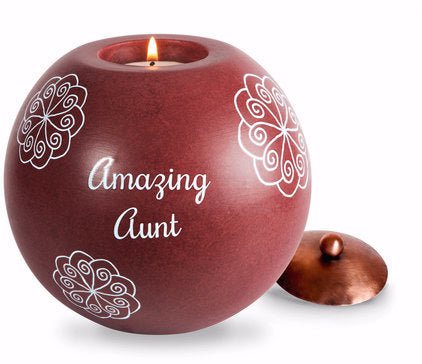 Candle Holder-Aunt (5")