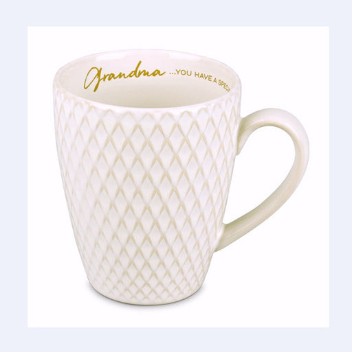 Ceramic Mug-Textured Blessings-Grandma (#18736)