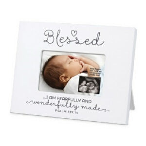 Mini-MDF-Blessed-Baby-Sonogram (#17109) Frame