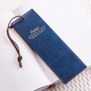 Bookmark-Pagemarker-Faithful Servant-LuxLeather-Na