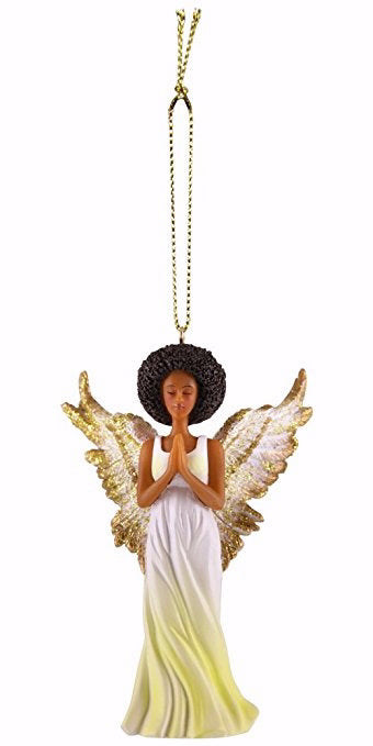 Ornament-Yellow Angel (2.5" x 3.75")