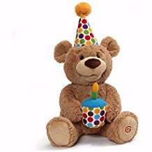 Toy-Plush-Happy Birthday Bear/Animated (17")