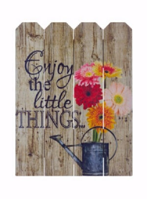 Rustic Pallet Art-Enjoy The Little Things (9 x 12)
