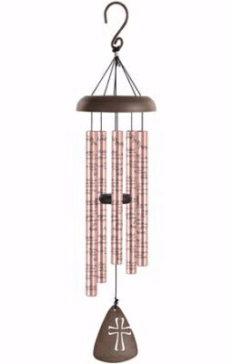 Wind Chime-Sonnet-Lords Prayer-Rose Gold (30")