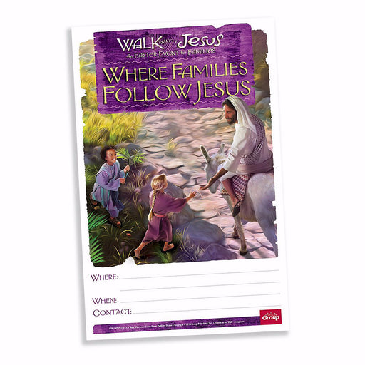 Walk With Jesus-Publicity Posters (Pack Of 5) (Pkg-5)