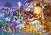 Medium Advent Calendar-Heavenly Night (8.25 x 11.75)