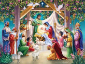 Jigsaw Puzzle-Magi At The Manger (550 Pieces)
