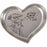 Trinket Tray-God's Love Never Fails-Heart Shaped (