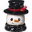 Snowman Cookie Jar (10")