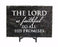 Plaque w/Easel-The Lord Is Faithful (9 x 6)