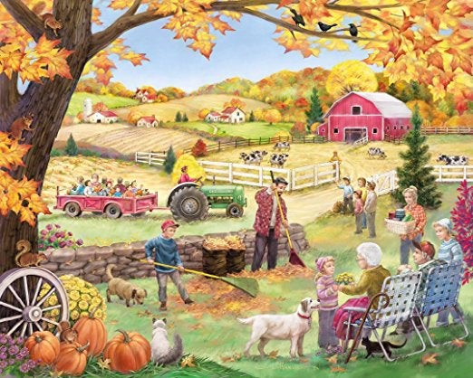 Jigsaw Puzzle-Countryside Autumn (1000 Pieces)