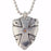 Mustard Seed Shield w/24" Chain-Pewter (C Necklace