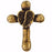 Lapel Pin-Cross w/Wings-Brass Plated